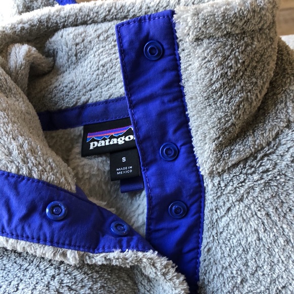 π«SOLDπ« patagonia retool snap t gray fleece pullover size small NWOT - Picture 9 of 9